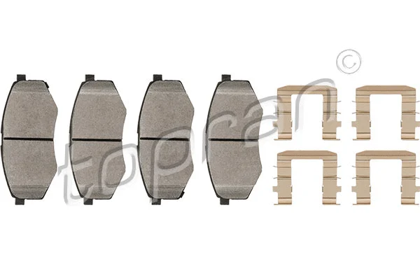 Brake Pad Set, disc brake (820 795)