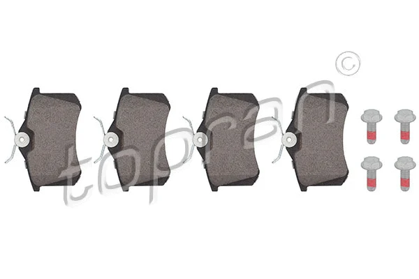 Brake Pad Set, disc brake (117 055)