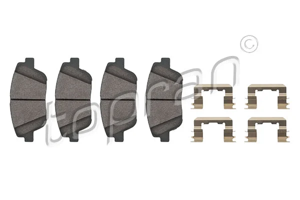 Brake Pad Set, disc brake (821 265)