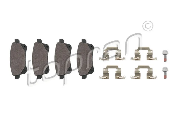 Brake Pad Set, disc brake (702 013)