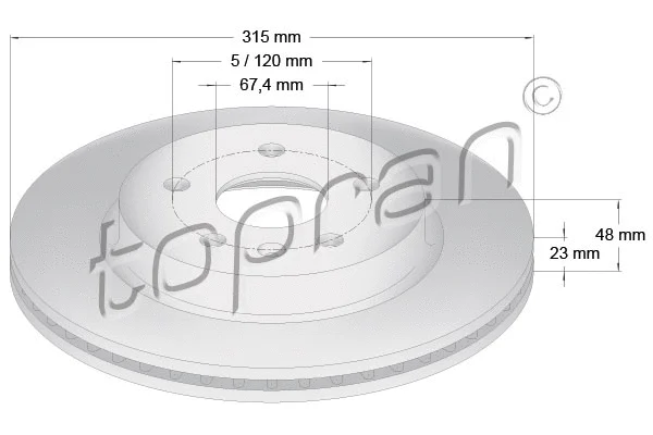 Brake Disc (208 306)