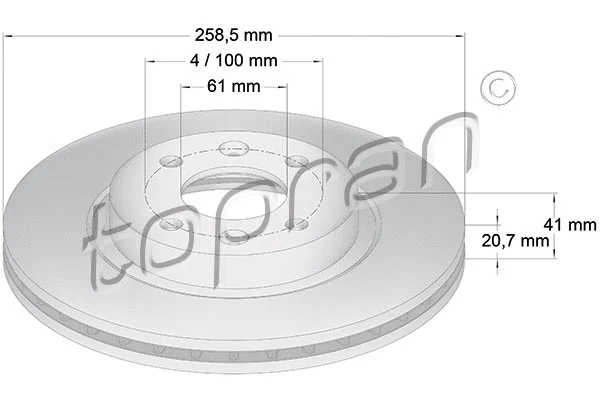 Brake Disc (700 180)