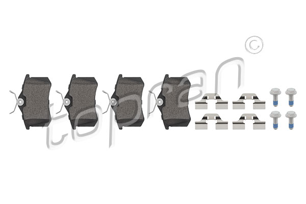 Brake Pad Set, disc brake (107 239)