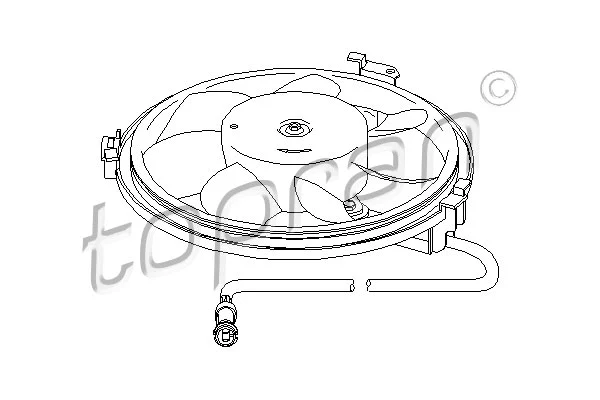 Fan, engine cooling (112 105)