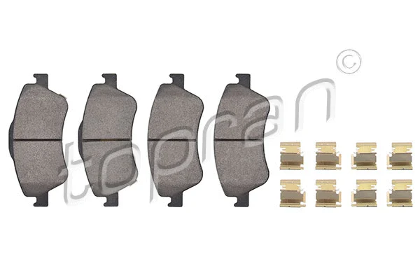 Brake Pad Set, disc brake (600 589)