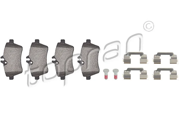Brake Pad Set, disc brake (401 438)