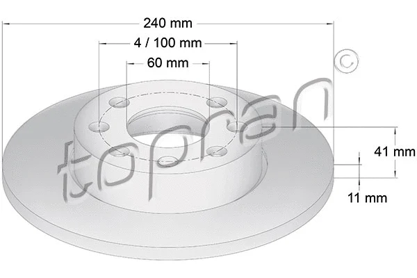 Brake Disc (206 122)