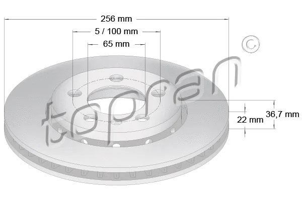 Brake Disc (110 434)