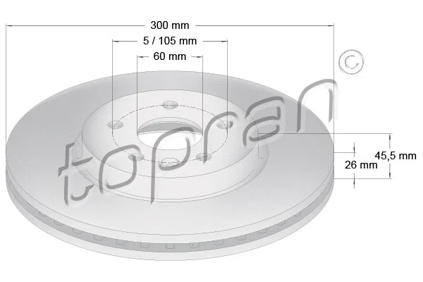 Brake Disc (208 343)