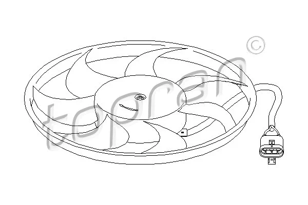 Fan, engine cooling (207 210)