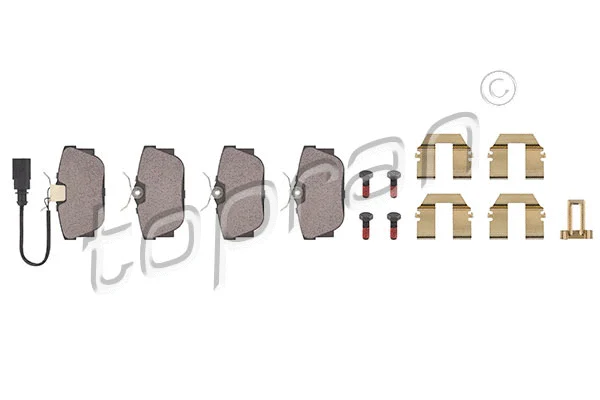 Brake Pad Set, disc brake (109 472)