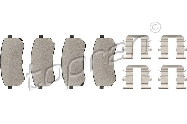 Brake Pad Set, disc brake (820 814)
