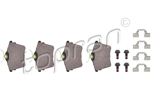 Brake Pad Set, disc brake (721 244)