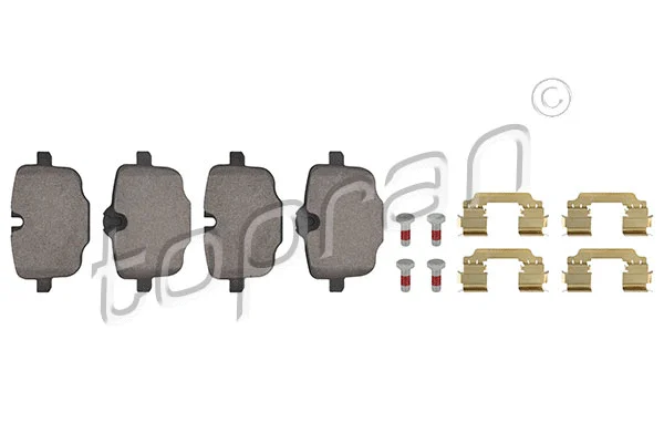Brake Pad Set, disc brake (502 391)