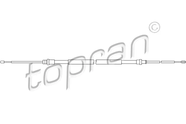 Cable Pull, parking brake (721 661)