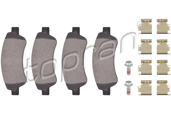 Brake Pad Set, disc brake (721 237)