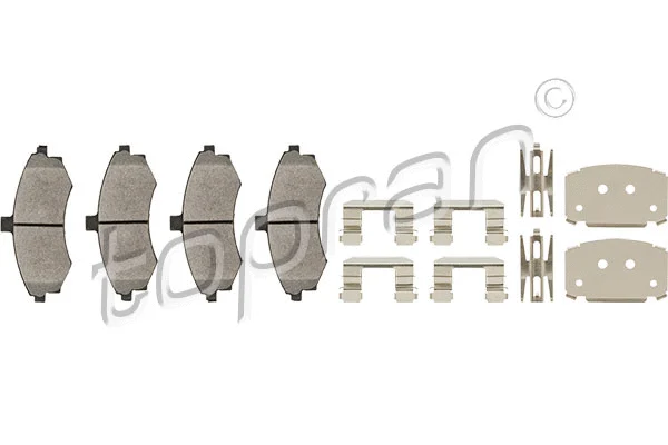 Brake Pad Set, disc brake (820 436)