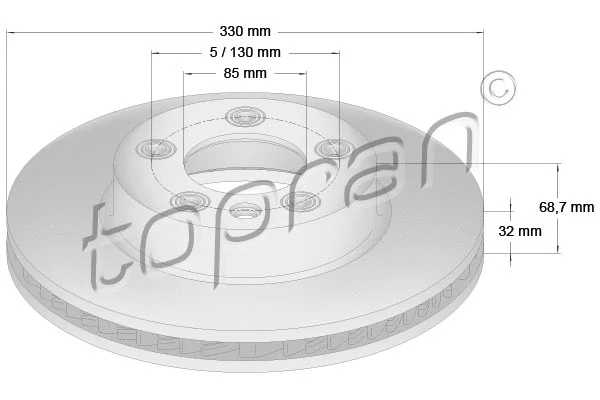 Brake Disc (111 286)