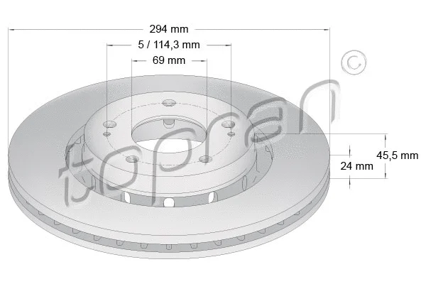 Brake Disc (722 836)