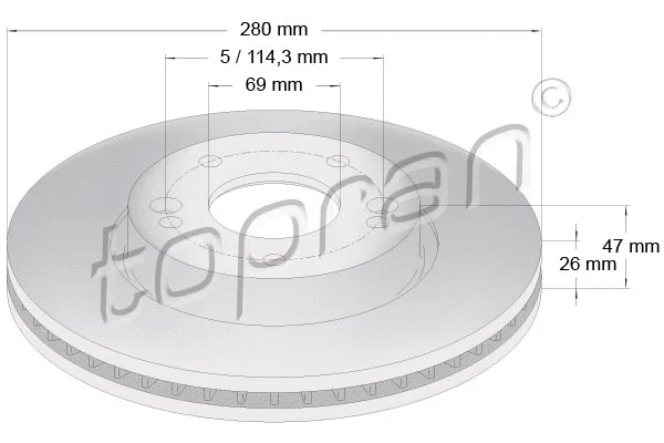Brake Disc (820 376)
