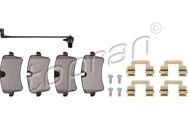 Brake Pad Set, disc brake (115 178)