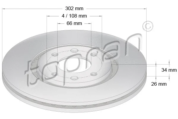 Brake Disc (722 455)