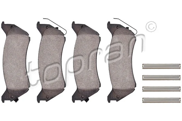 Brake Pad Set, disc brake (401 434)