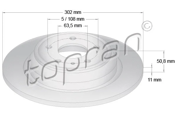 Brake Disc (304 857)