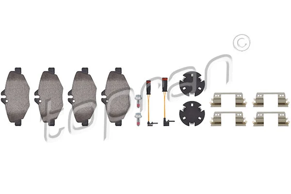 Brake Pad Set, disc brake (401 432)