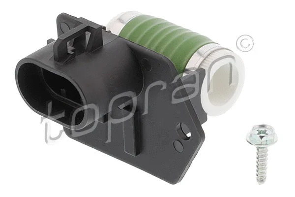 Series resistor, electric motor (radiator fan) (601 624)