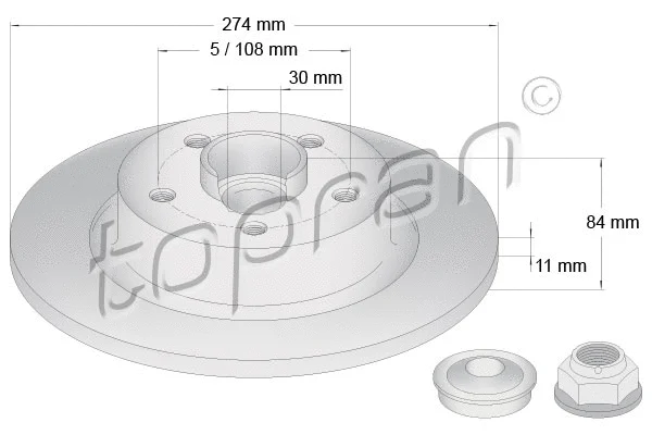 Brake Disc (700 644)