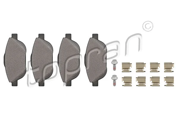 Brake Pad Set, disc brake (723 136)
