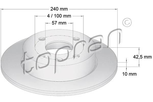 Brake Disc (205 525)