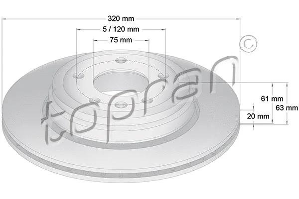 Brake Disc (500 948)