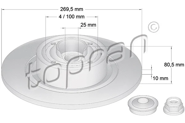 Brake Disc (700 643)