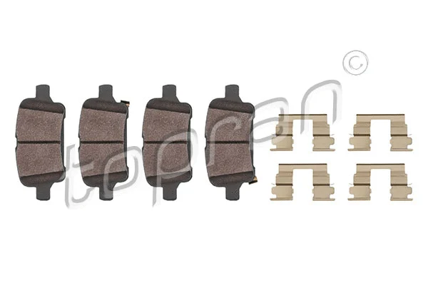 Brake Pad Set, disc brake (624 521)