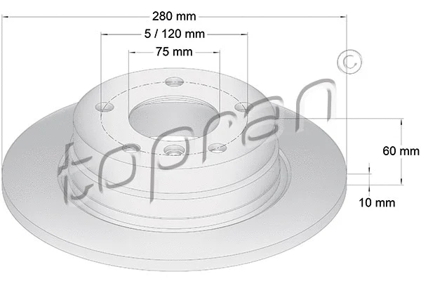 Brake Disc (500 564)