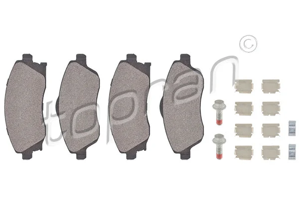 Brake Pad Set, disc brake (206 128)