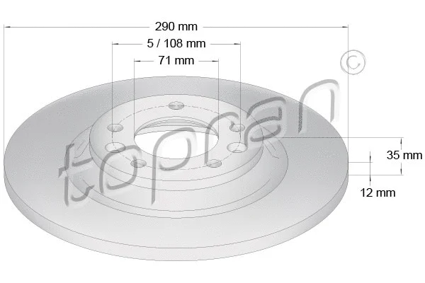 Brake Disc (721 186)