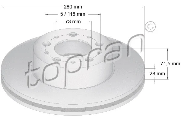Brake Disc (722 458)
