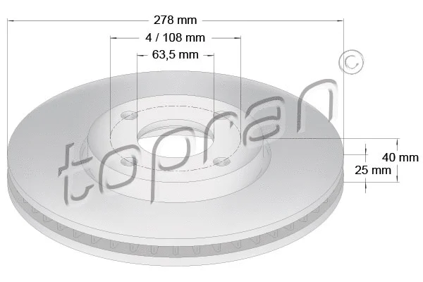 Brake Disc (304 886)