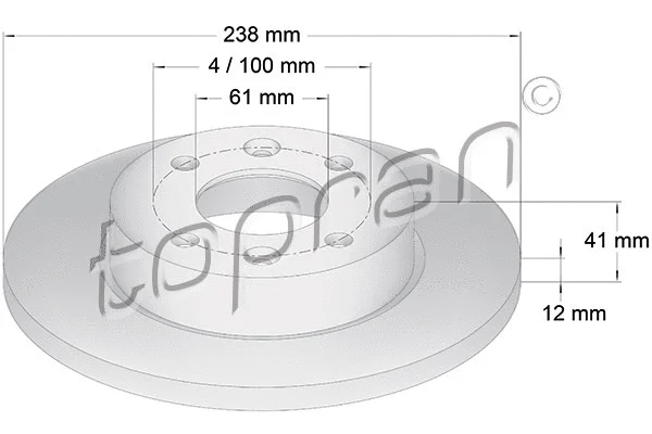 Brake Disc (700 175)
