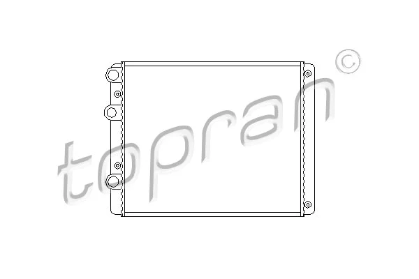 Radiator, engine cooling (109 777)