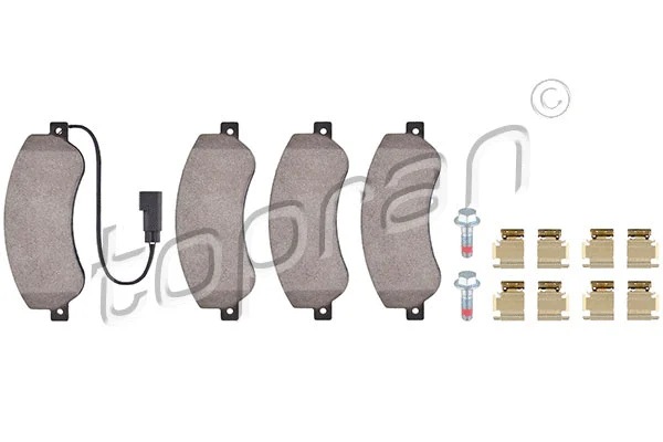 Brake Pad Set, disc brake (303 968)
