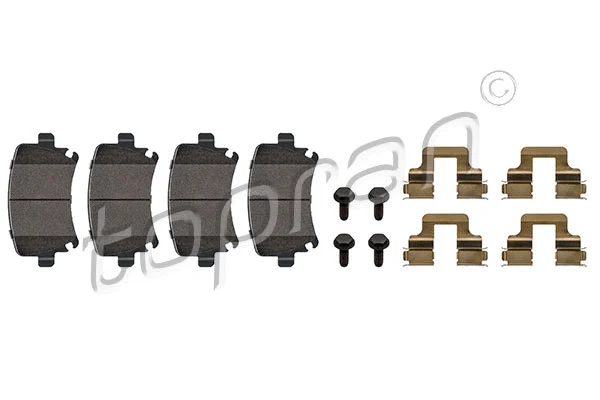 Brake Pad Set, disc brake (110 738)