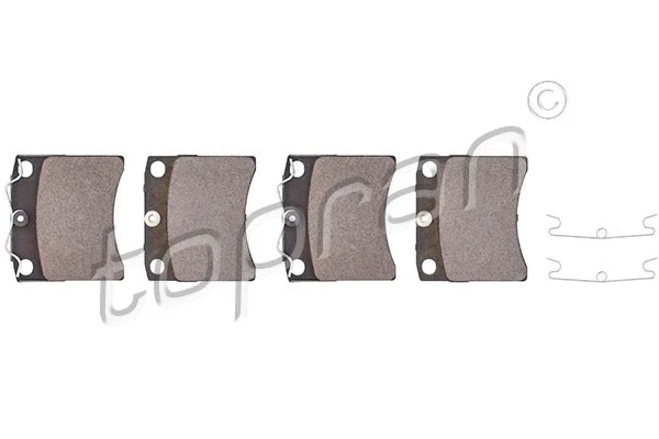 Brake Pad Set, disc brake (104 091)