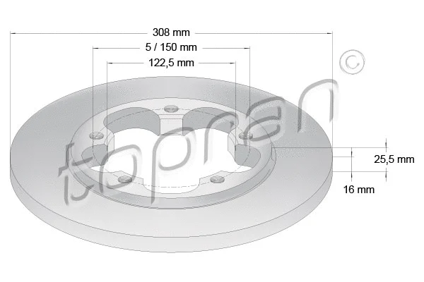 Brake Disc (305 091)