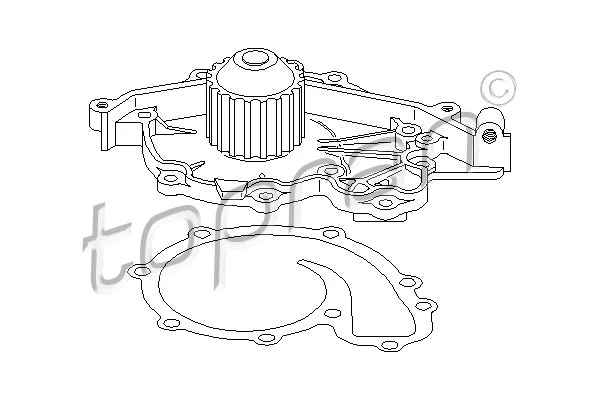 Water Pump, engine cooling (700 422)