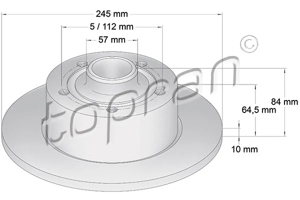 Brake Disc (104 436)