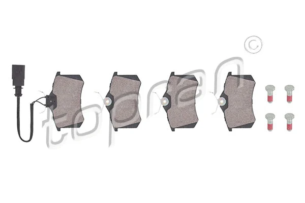 Brake Pad Set, disc brake (109 475)